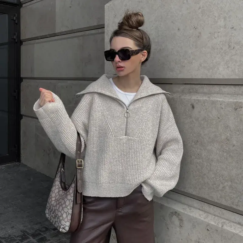 Thumbnail: Thick Zippers Pullover