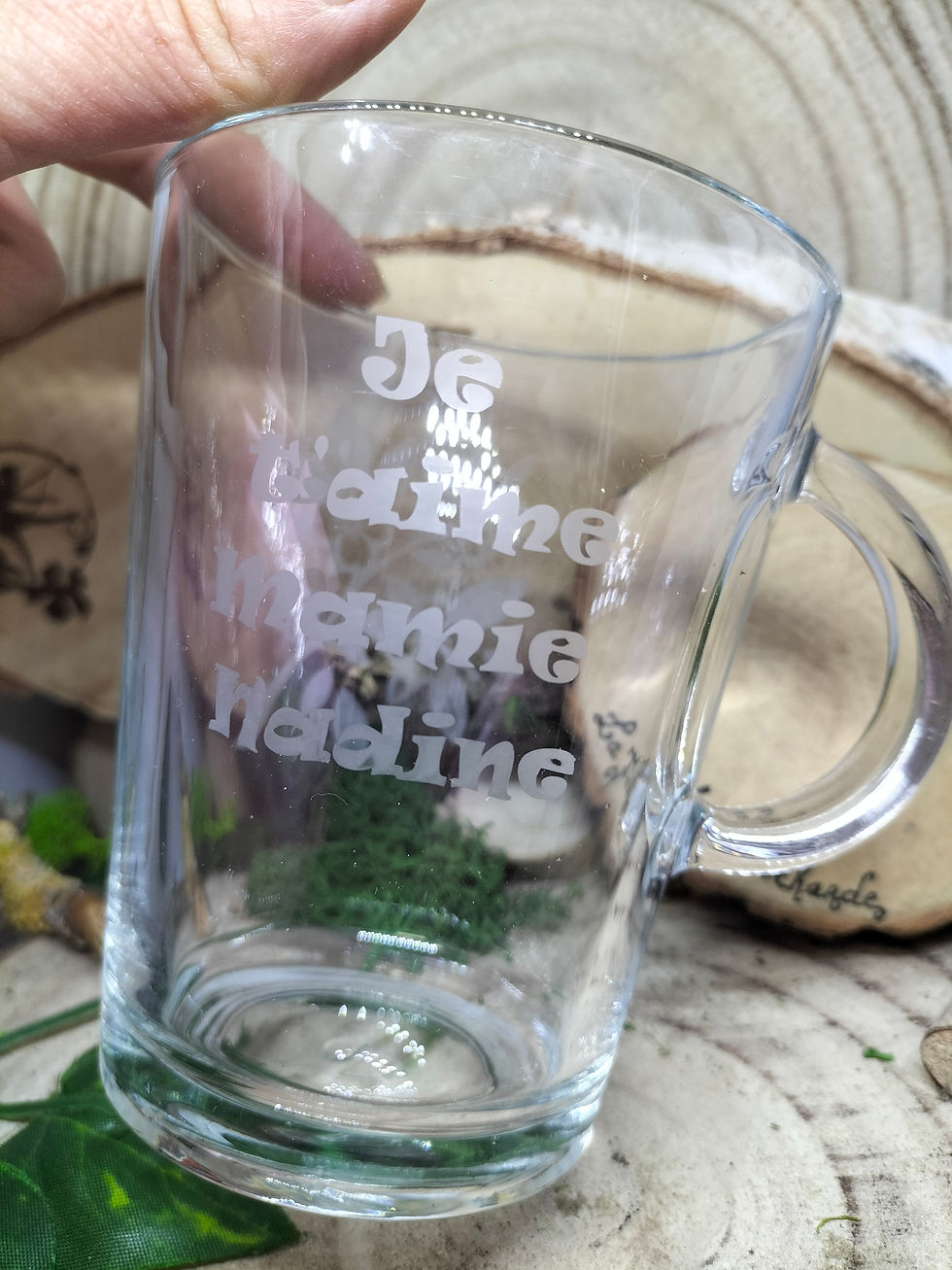 Mug personnalisé texte et illustration