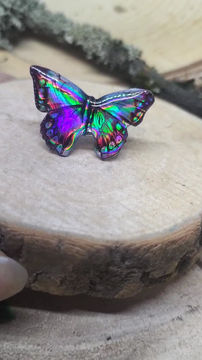 Miniature : Bague Papillon aurore boréale 