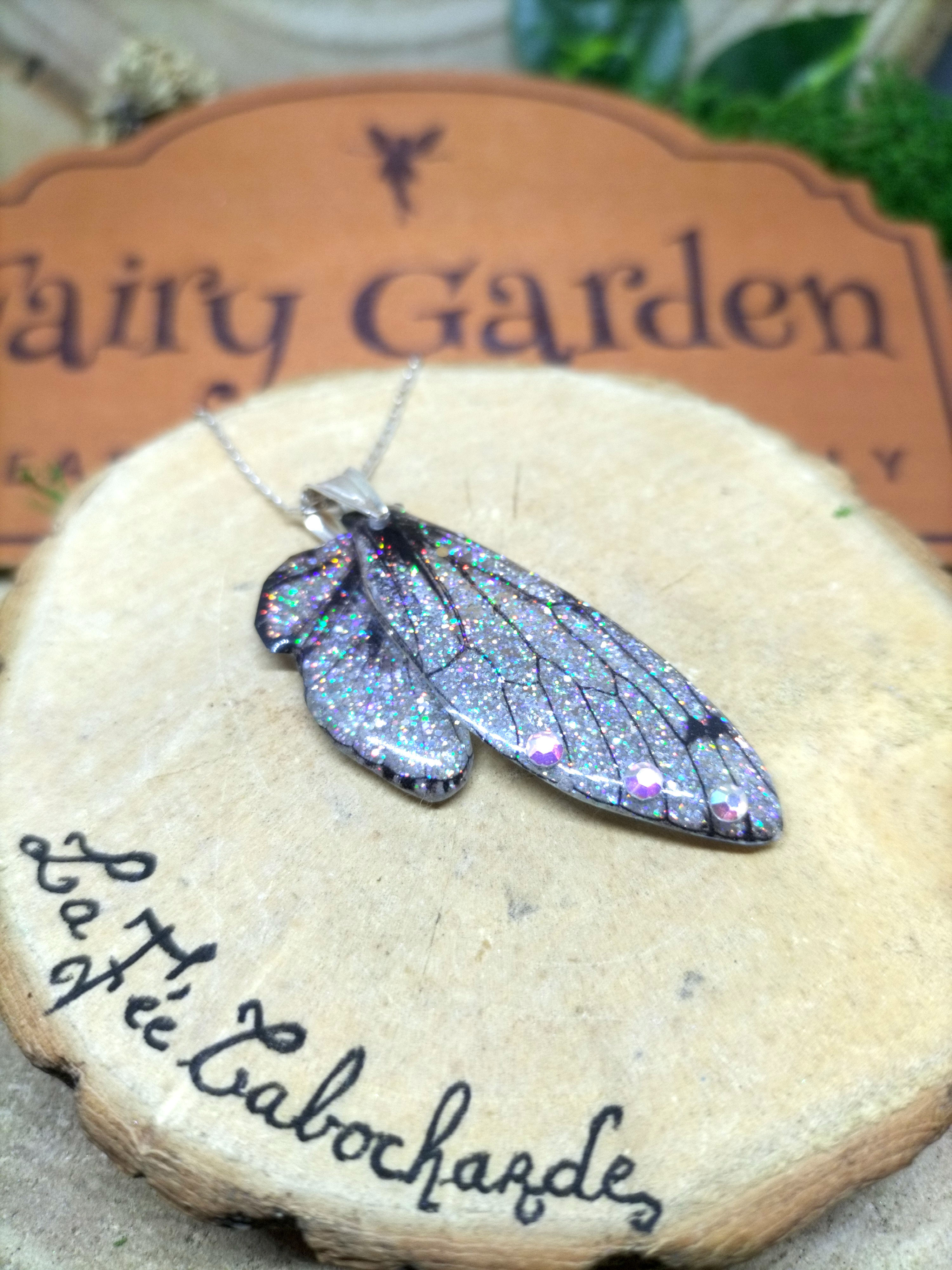Collier Ailes de fée "Irisée" Argent 925