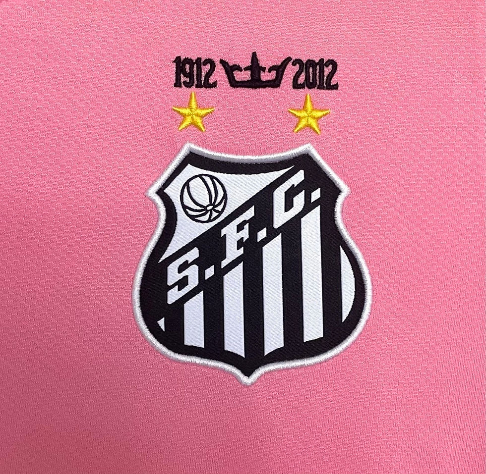 Thumbnail: Retro 2012/13 Santos Pink Shoulder Badge Yupoo Soccer Jerseys