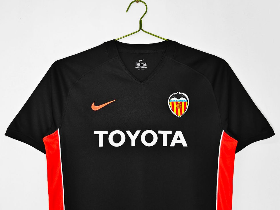 Thumbnail: 2006/07 Valencia away Retro Soccer jersey