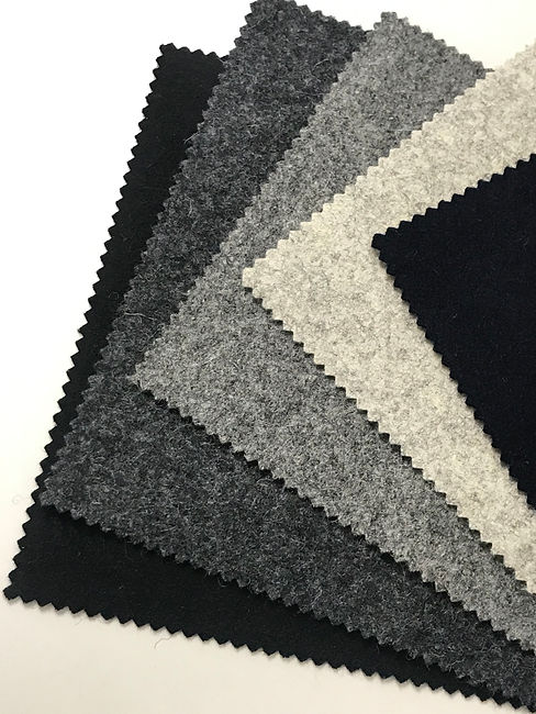 British wool fabric swatches made in UK