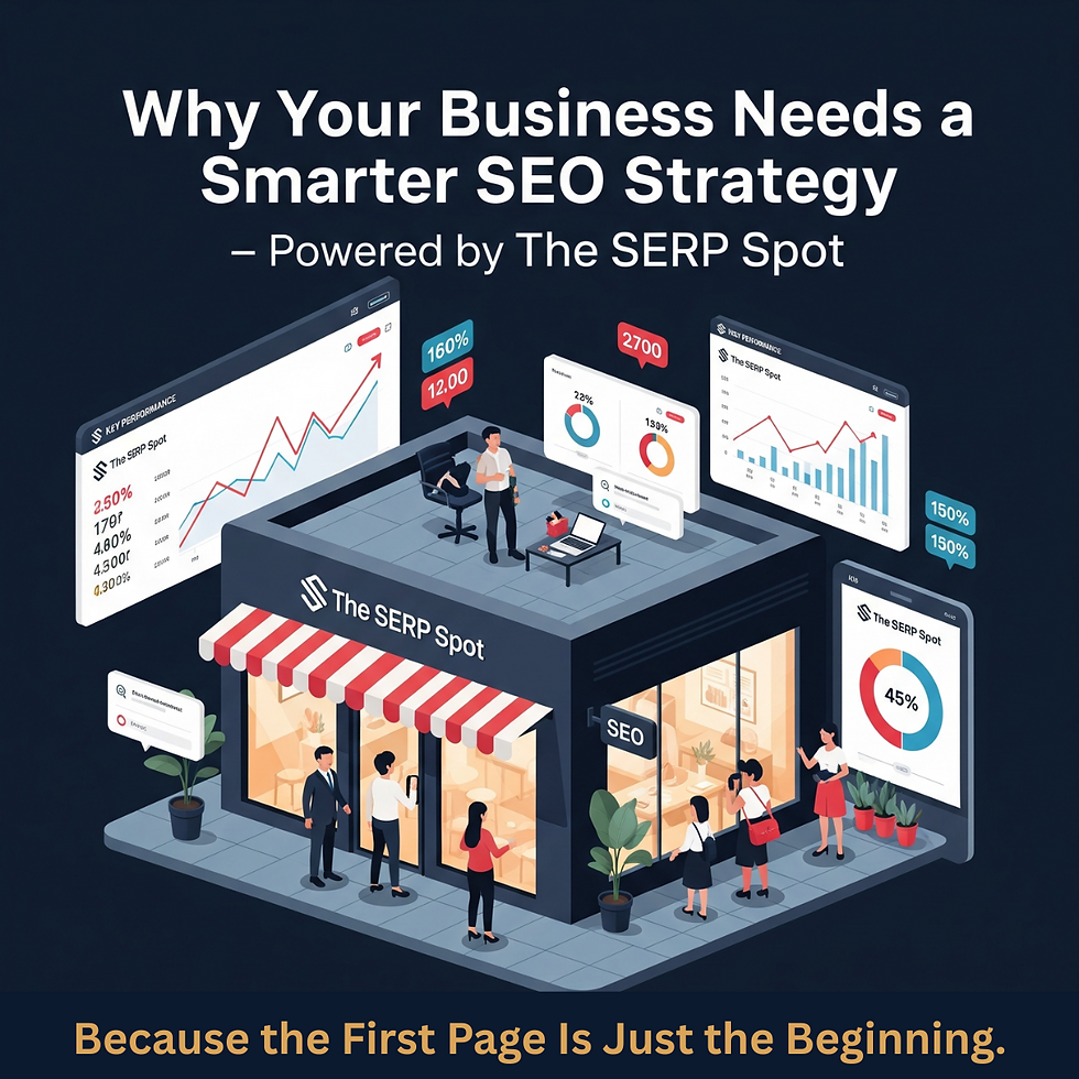 The digital landscape is constantly evolving. Is your SEO strategy keeping pace? 📈 Find out why a smarter approach, guided by the experts at The SERP Spot, can be the key to unlocking sustainable growth and outperforming your competitors. Ready to level up your SEO? #SEOGrowth #DigitalTransformation #SearchEngineOptimization #TheSERPSpot #GetFound
