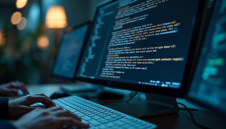 High angle view of recovered data files displayed on a computer screen