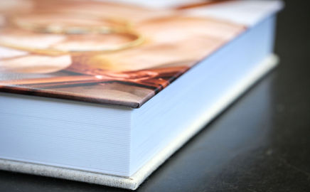 Detail trouwalbum, huwelijk, trouwen, dikke pagina's, lay flat pagina's