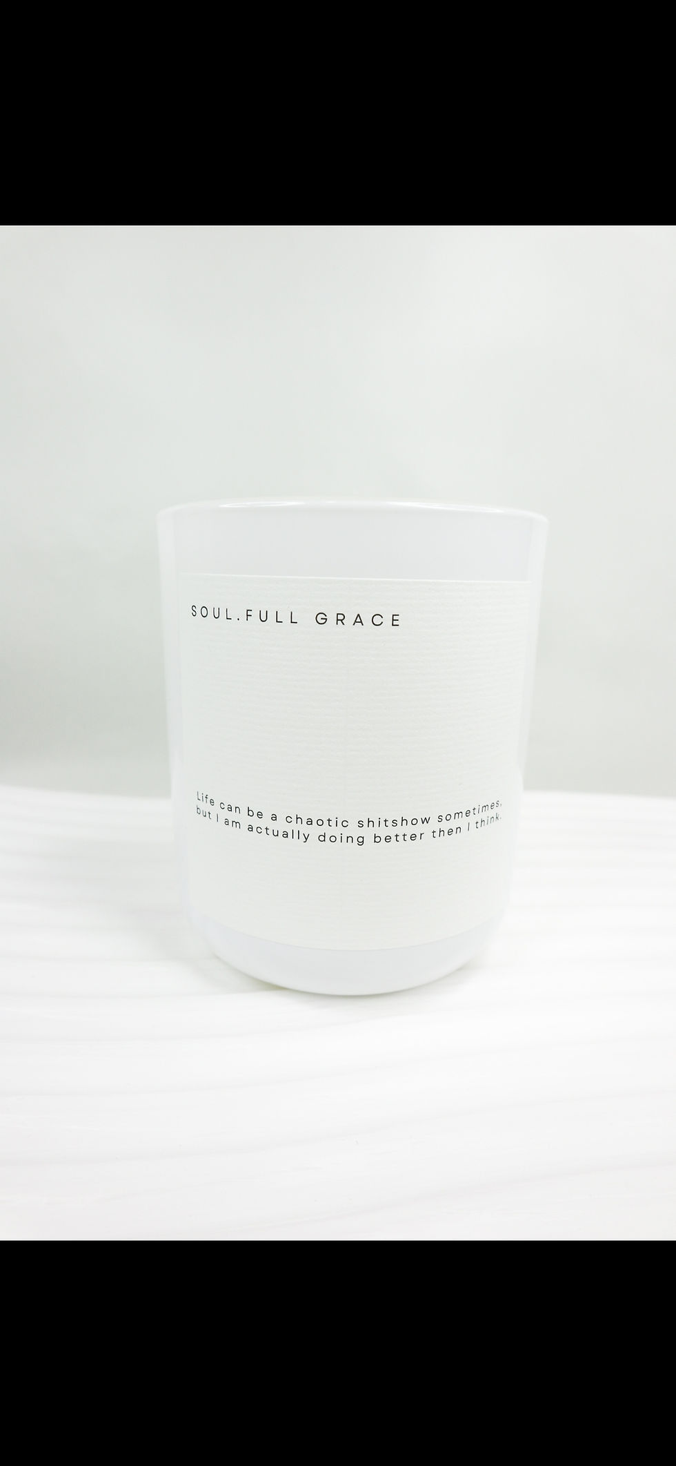 REALITY affirmation candle - SOUL.FULL GRACE