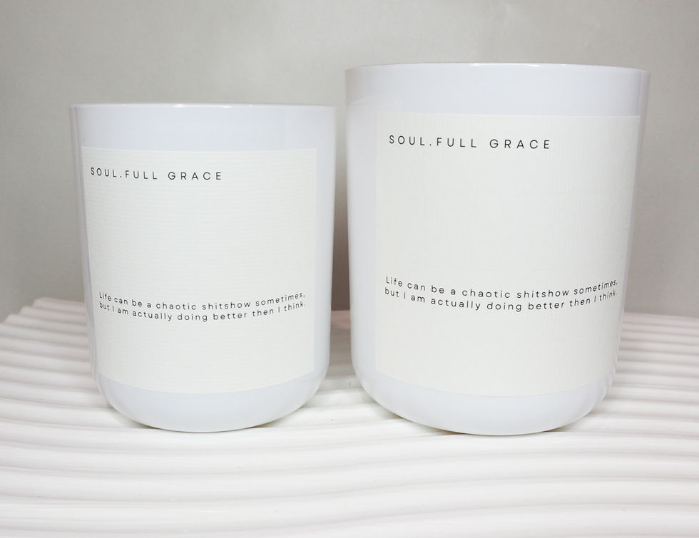 REALITY affirmation candle - 285g, 400g - SOUL.FULL GRACE