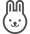 うさぎの無料アイコンその3.png