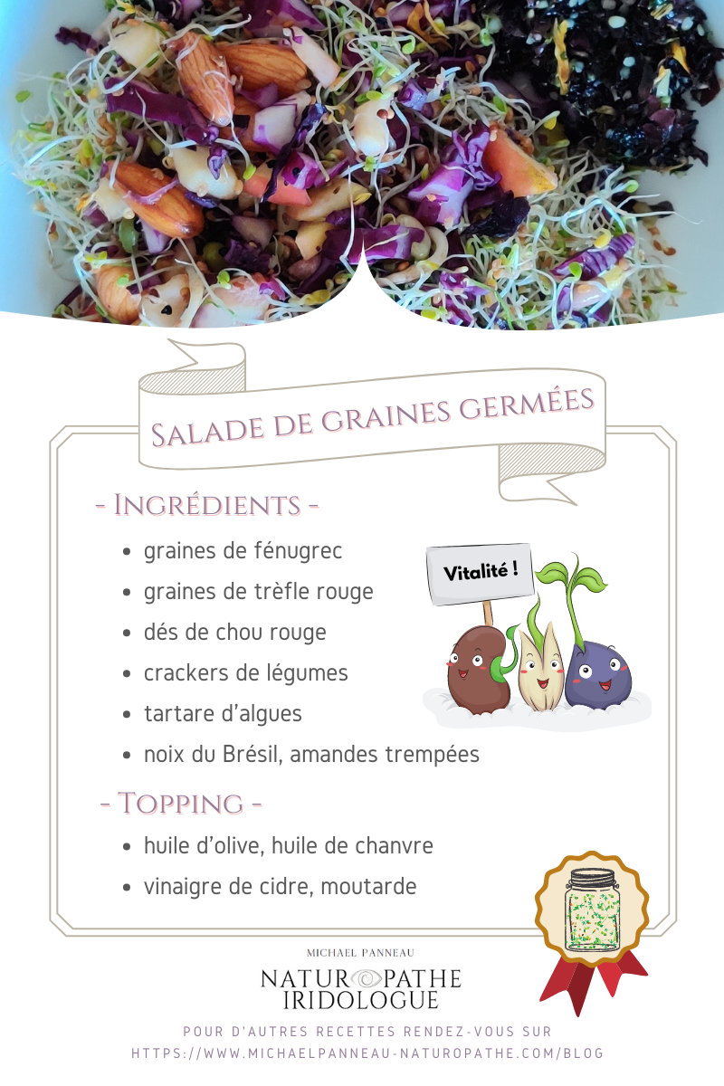 Salade de graines germées