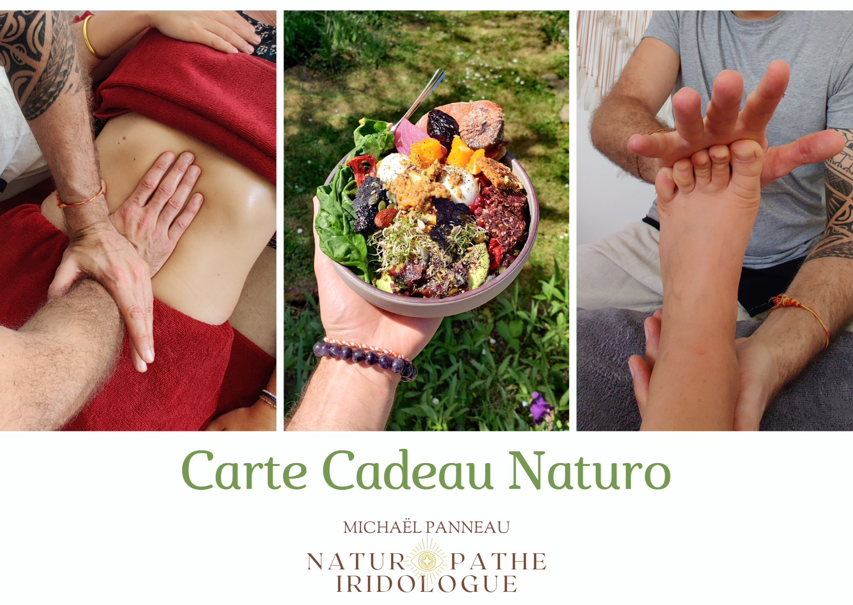 Carte cadeau naturopathie ou massage