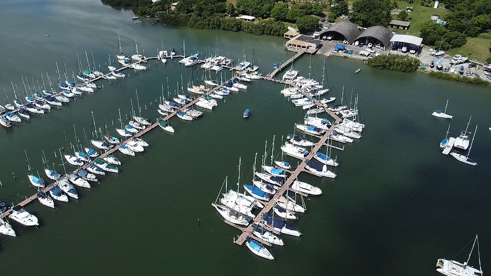 Aérea do Aratu Iate Clube. Foto: Xico Diniz