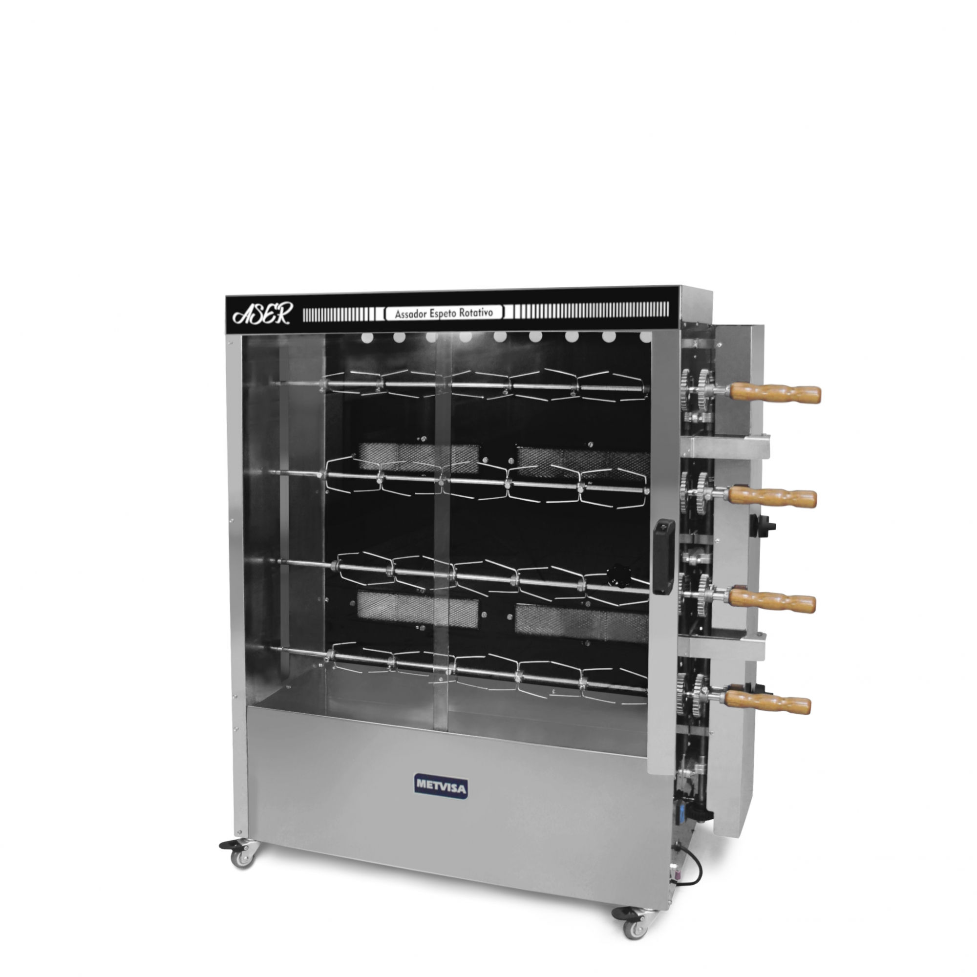 Asador de Pollos Rotativo - ASER.40 Metvisa