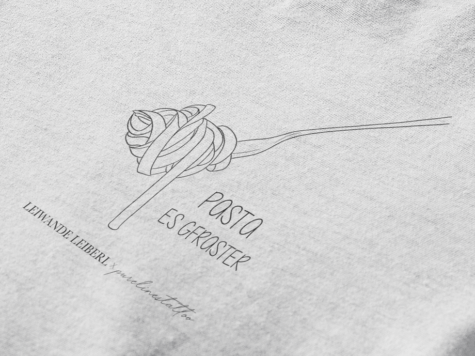 Miniaturbild: Pasta es Gfraster Shirt [purelines Edition] - Nachhaltige Bio Baumwolle