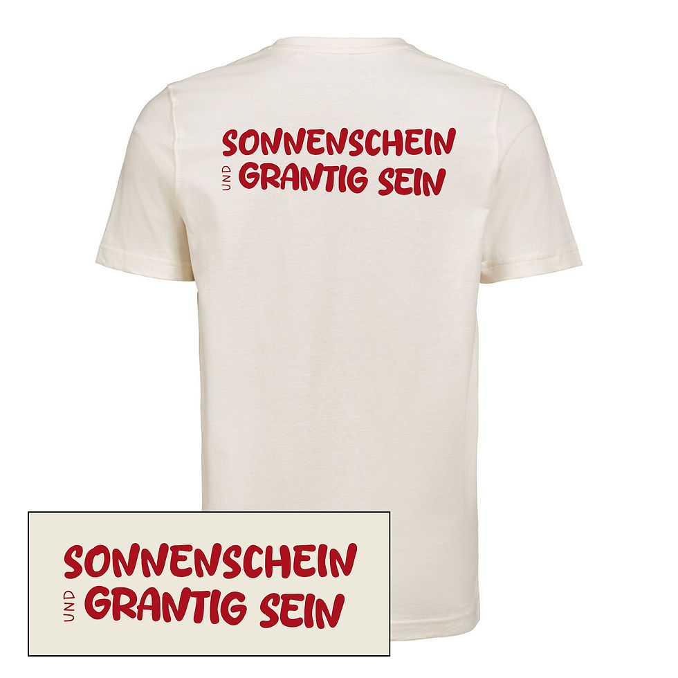 Miniaturbild: Sonnenschein & Grantig sein - Premium Bio Baumwolle