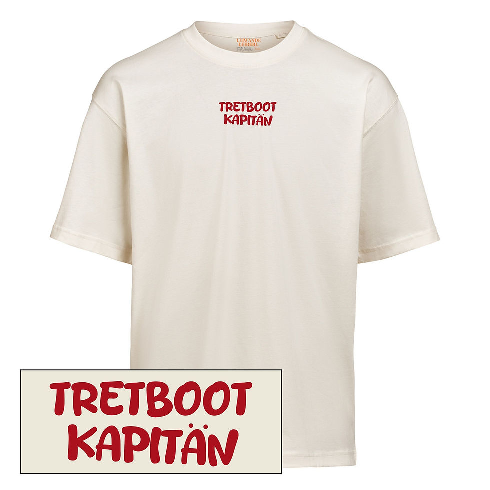 Miniaturbild: Tretboot Kapitän - Premium Bio Baumwolle