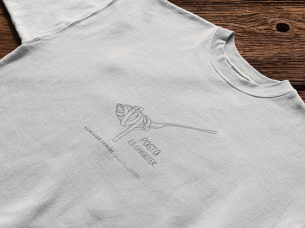 Miniaturbild: Pasta es Gfraster Shirt [purelines Edition] - Nachhaltige Bio Baumwolle