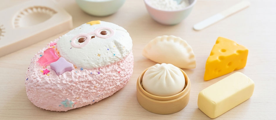 How to make a Taba squishy at home with soft silicone molds, plus ready-made squishies at Niazi Bodega