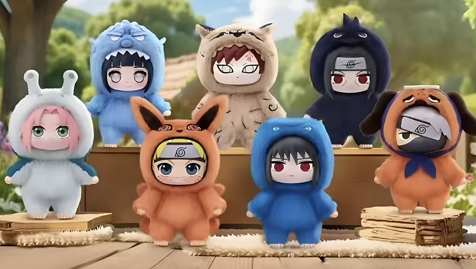 Naruto Labubu collectibles