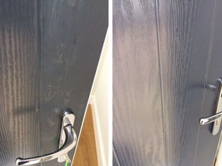 Damaged Composite Front Doors