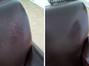 Damaged Leather Chair