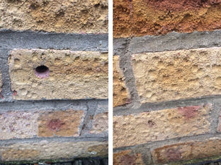 Unsightly Holes in Brickwork