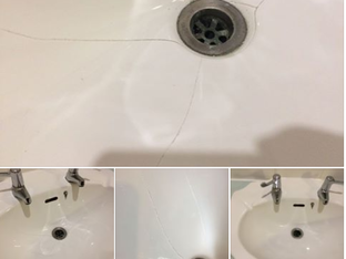 Badly Damaged Basin