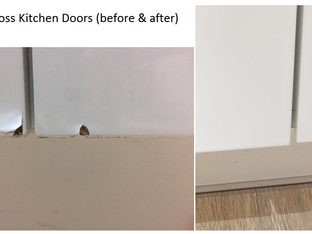 Damaged High Gloss Doors