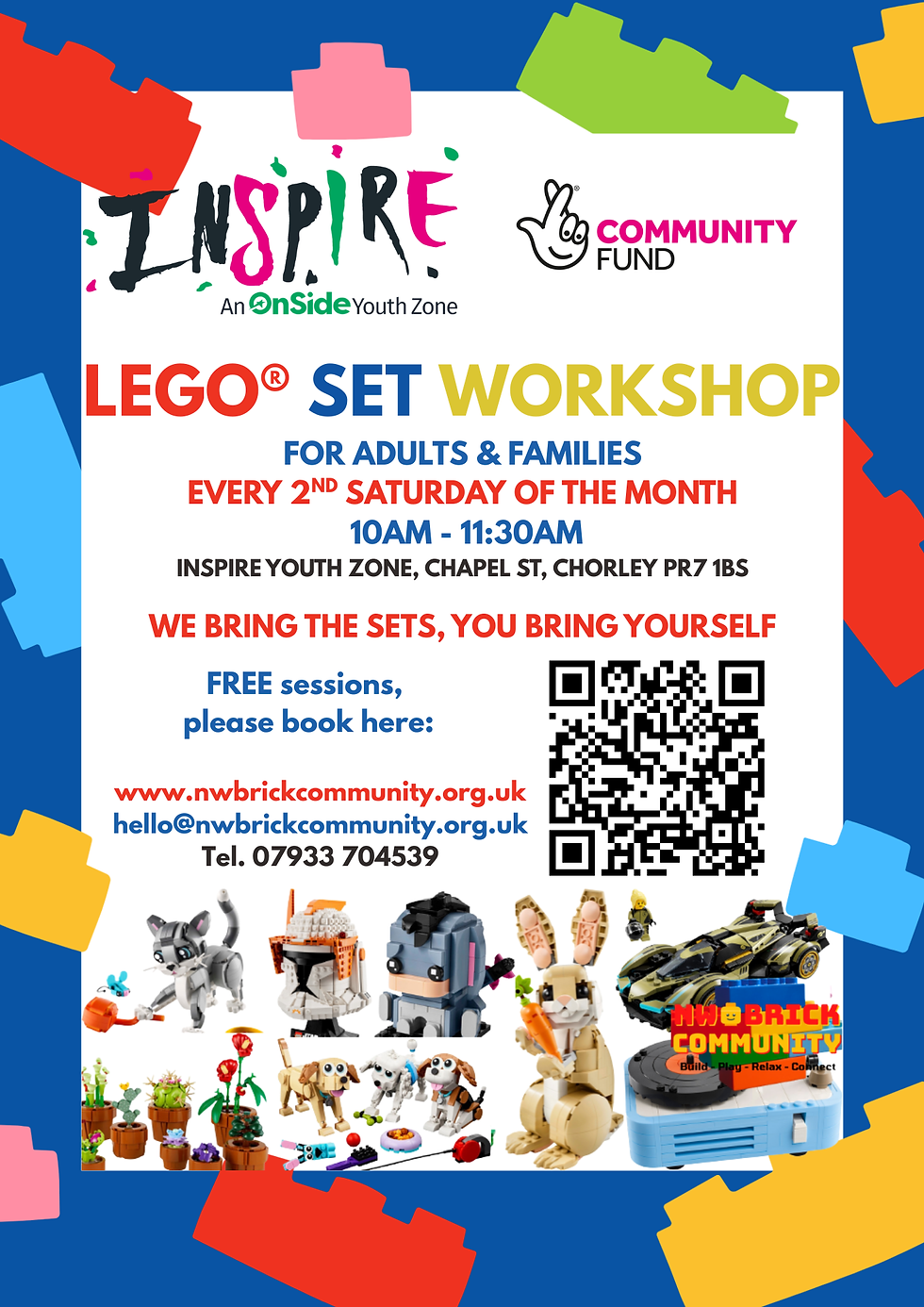 LEGO® Workshop - Inspire Youth Zone - Adults & Families