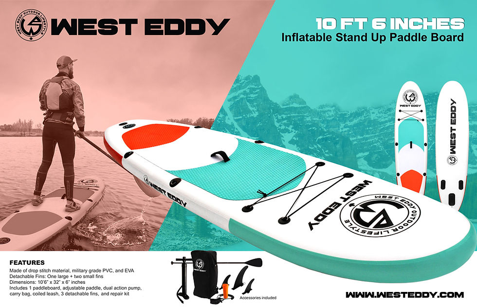 WESTEDDY Paddleboard Box Label