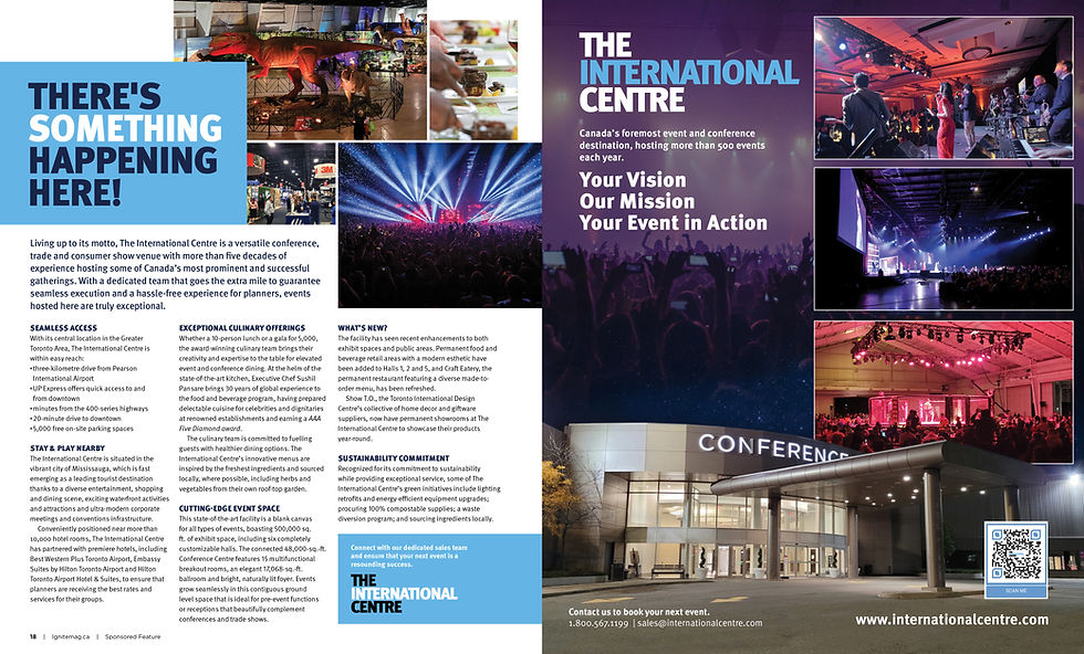 Advertorial for Ignite Magazine