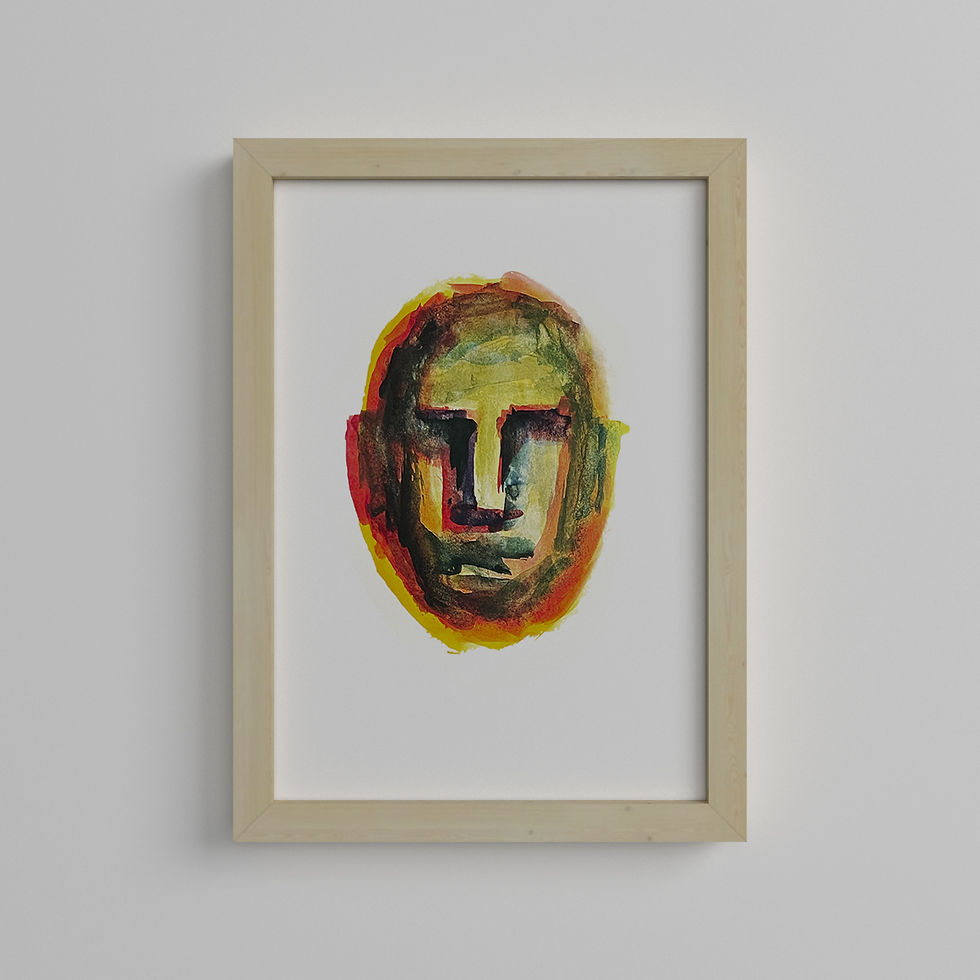 Miniatura: CARA A CARA - Rosto Aquarela 11