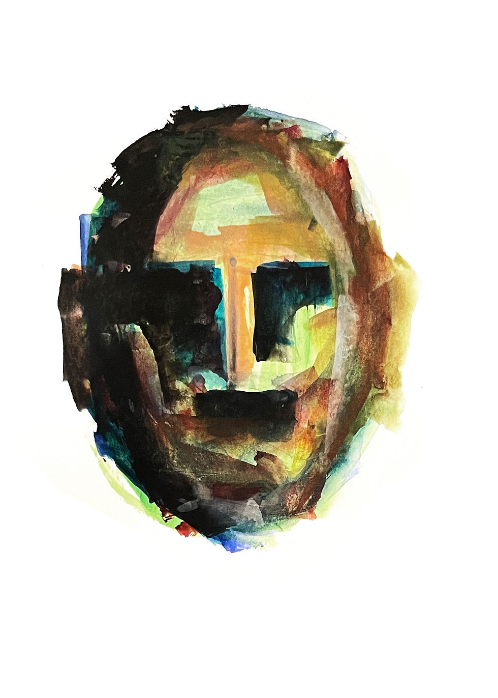 Miniatura: CARA A CARA - Rosto Aquarela 1