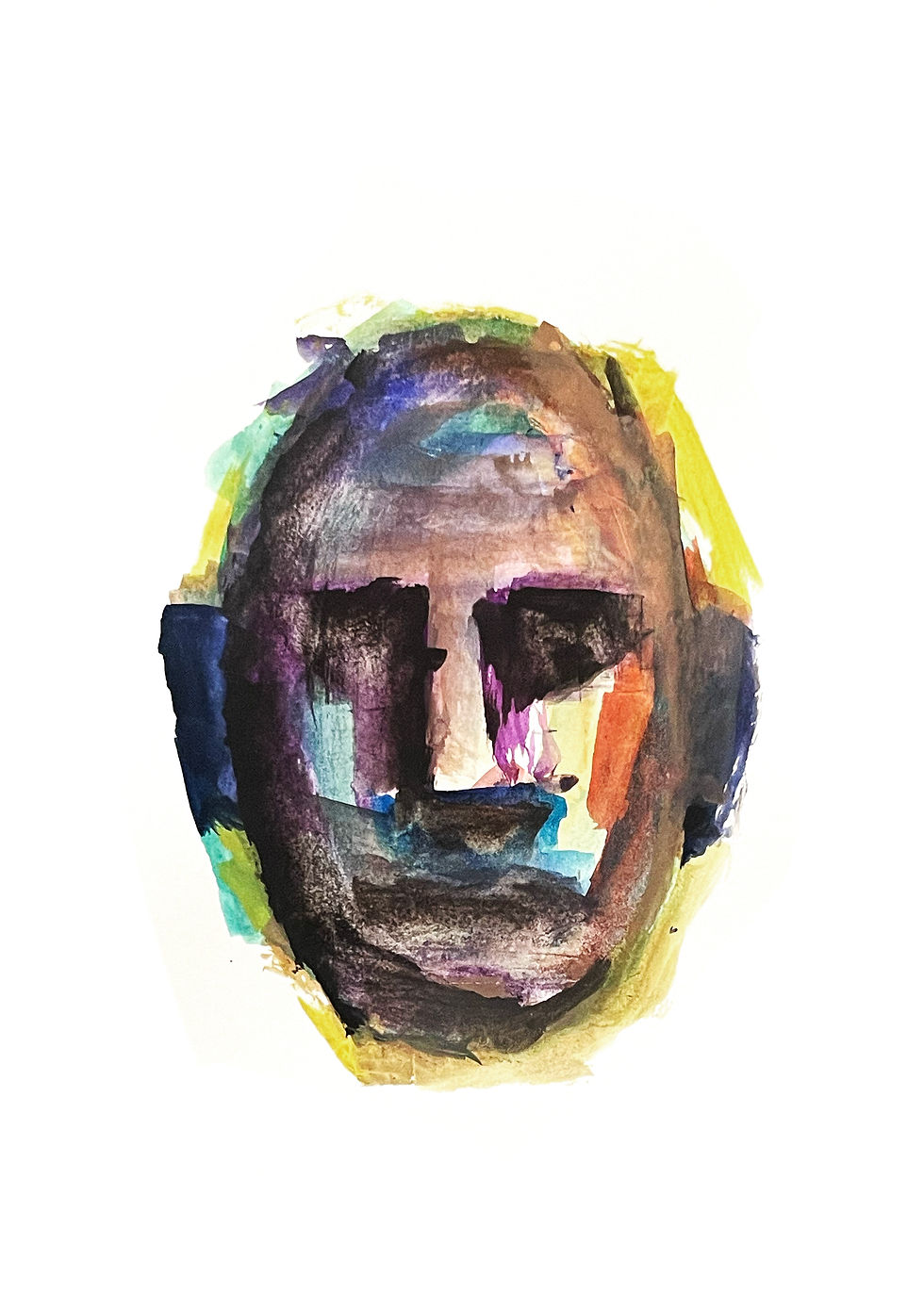 Miniatura: CARA A CARA - Rosto Aquarela 20
