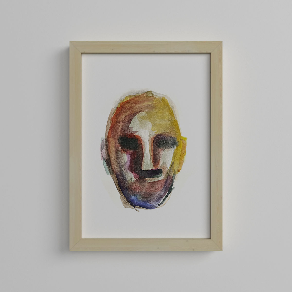 CARA A CARA - Rosto Aquarela 12