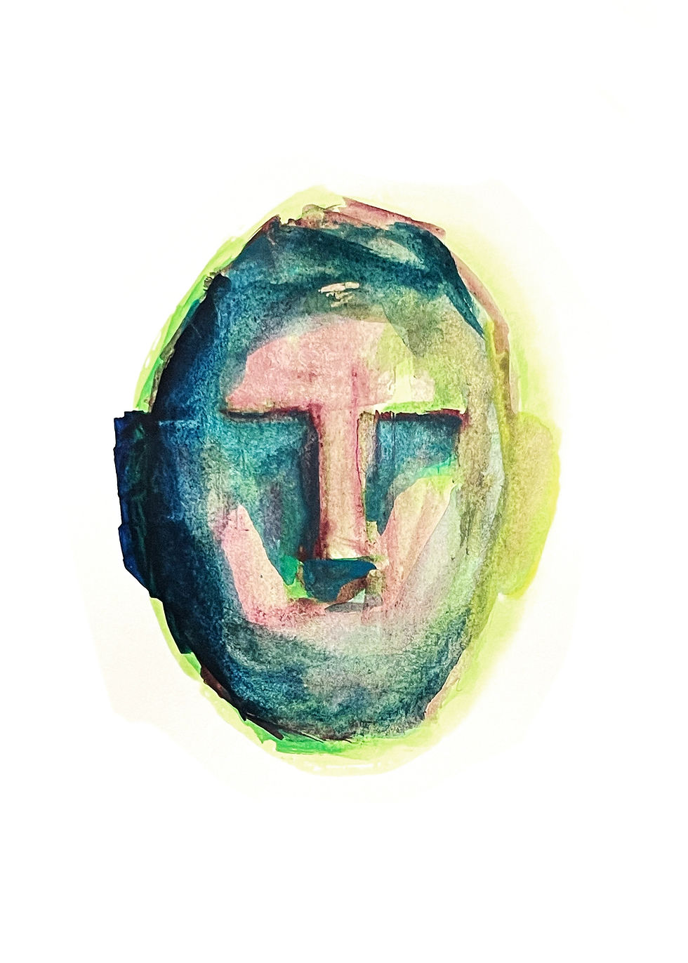 Miniatura: CARA A CARA - Rosto Aquarela 34
