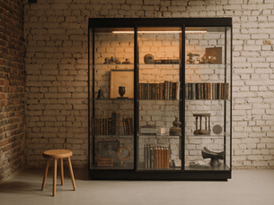 90s Revival Meets Modern Chic: Display Cabinets for Today by Magnon Interiors Bangalore