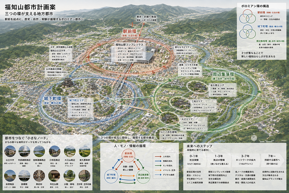 「三つの環が支える地方都市」