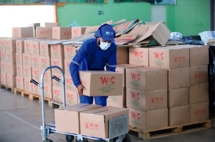 Prefeitura retoma entrega de cestas de alimentos para famílias cadastradas LOUVEIRA