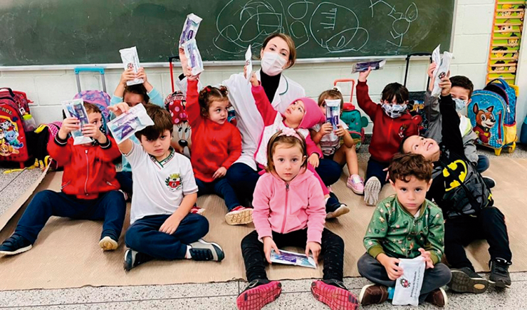 Programa de Prevenção em Saúde Bucal é realizado nas escolas municipais de Vinhedo VINHEDO