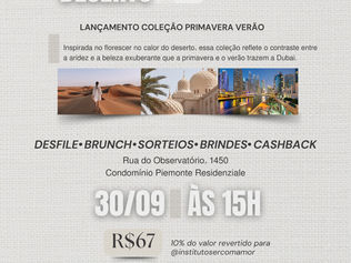 Evento "Flores do Deserto" Promete Agitar Vinhedo com Lançamento de Coleção e Ação Beneficente