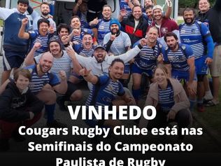 Cougars Rugby Clube está nas Semifinais do Campeonato Paulista de Rugby