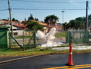 Sanebavi realiza limpeza e manutenção do poço do Aquário