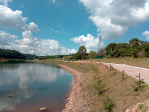 Louveira inicia pavimentação de pista de caminhada com 2,5 km no entorno da Represa do Córrego Fetá