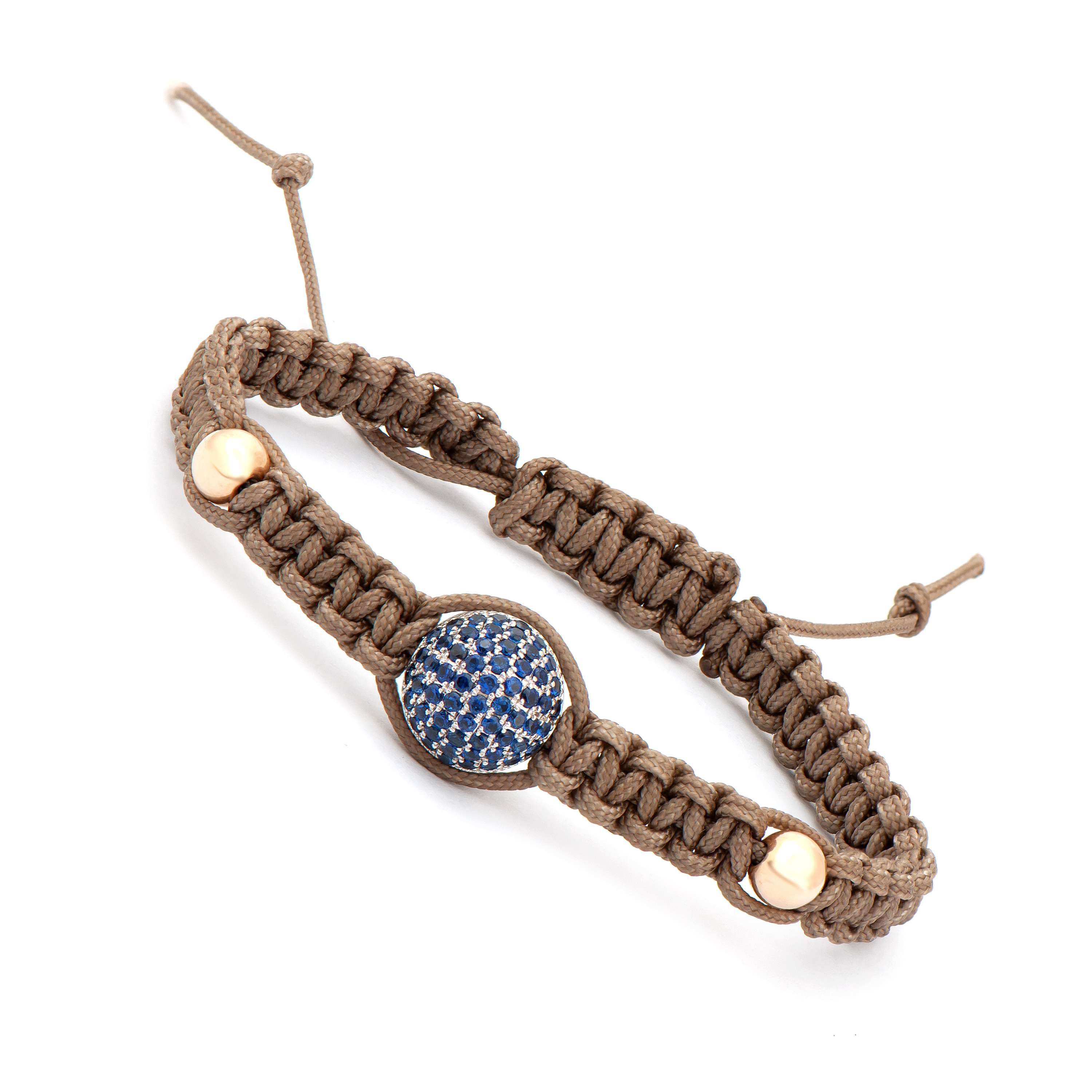 1.11 TCW Blue Sapphire 14K White Gold Bracelet