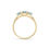Thumbnail: 1.26 TCW Diamonds 14K Yellow Gold Swiss Blue Diamond Ring