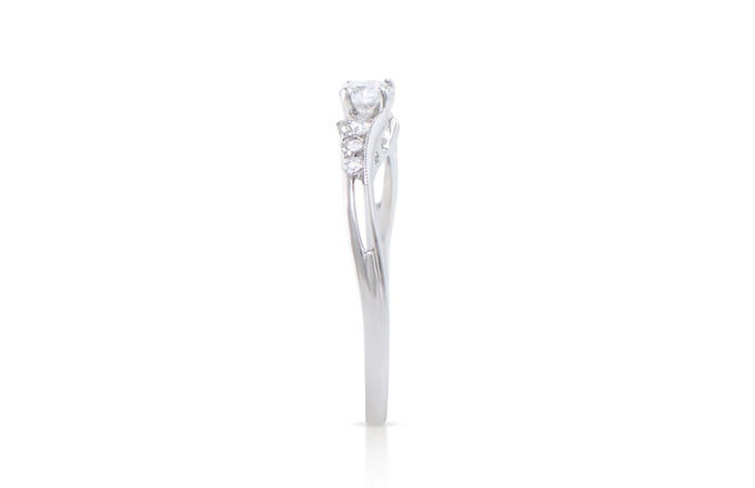 Thumbnail: 0.4 TCW Diamonds 14K White Gold Ring