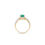 Thumbnail: 1.28 TCW Diamonds & Emeralds 14K Yellow Gold Ring