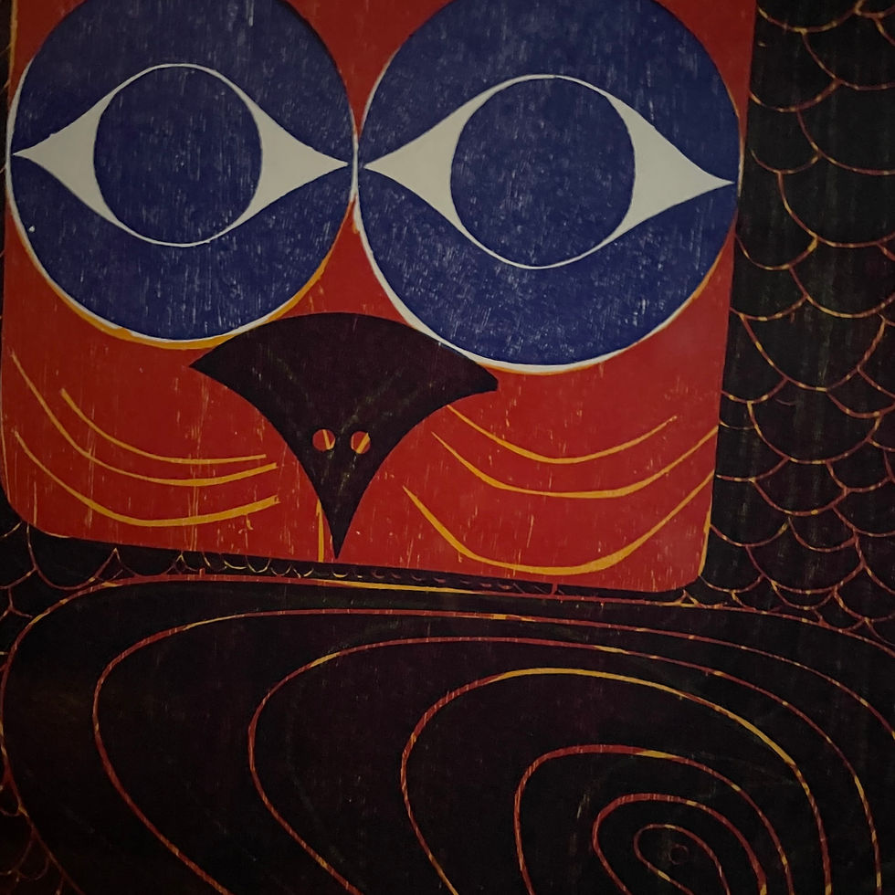 Thumbnail: Manfred Degenhardt Original Signed Woodcut Print. 1970s SOLD