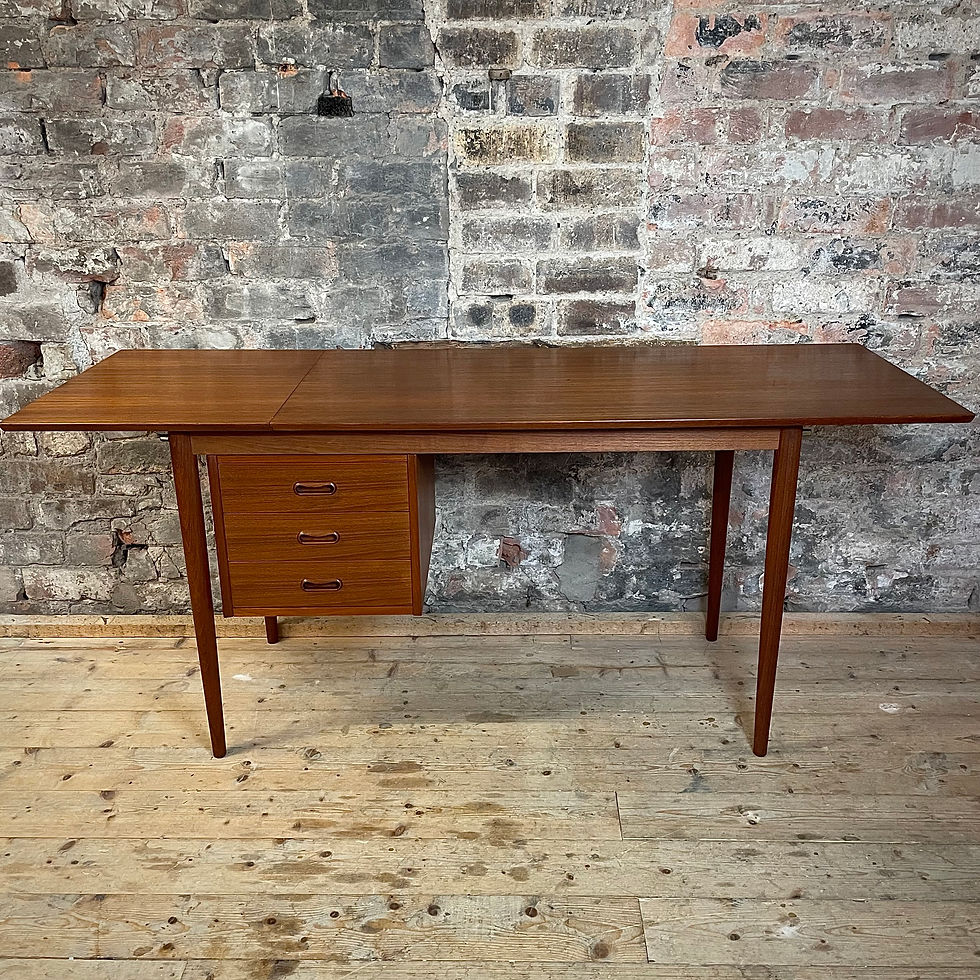 Thumbnail: Fabulous Arne Vodder expandable Danish desk.SOLD.